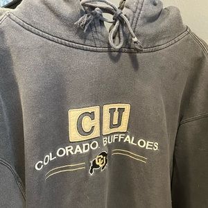 Vintage Colorado Buffaloes Hoodie. Size Large